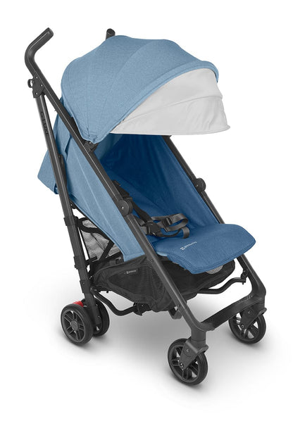 UPPAbaby G-LUXE Umbrella Stroller - Charlotte (Coastal Blue Melange / Carbon) - 0502-GLX-US-CHA