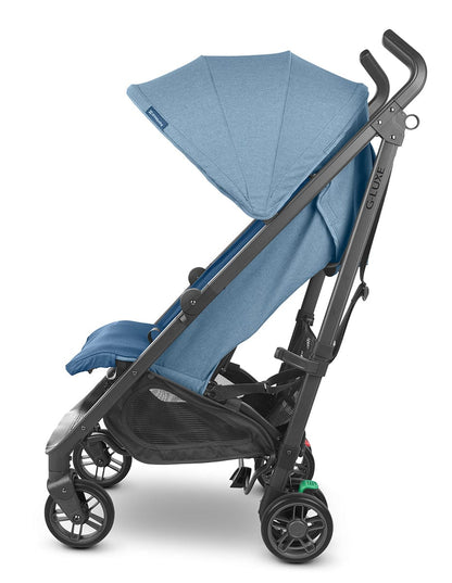 UPPAbaby G-LUXE Umbrella Stroller - Charlotte (Coastal Blue Melange / Carbon) - 0502-GLX-US-CHA