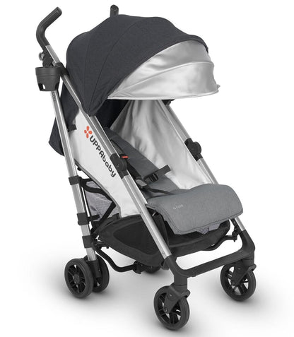UPPAbaby G-Luxe Umbrella Stroller - Jordan (Charcoal/Red Stitch/Silver) - 0518-GLX-US-JOR