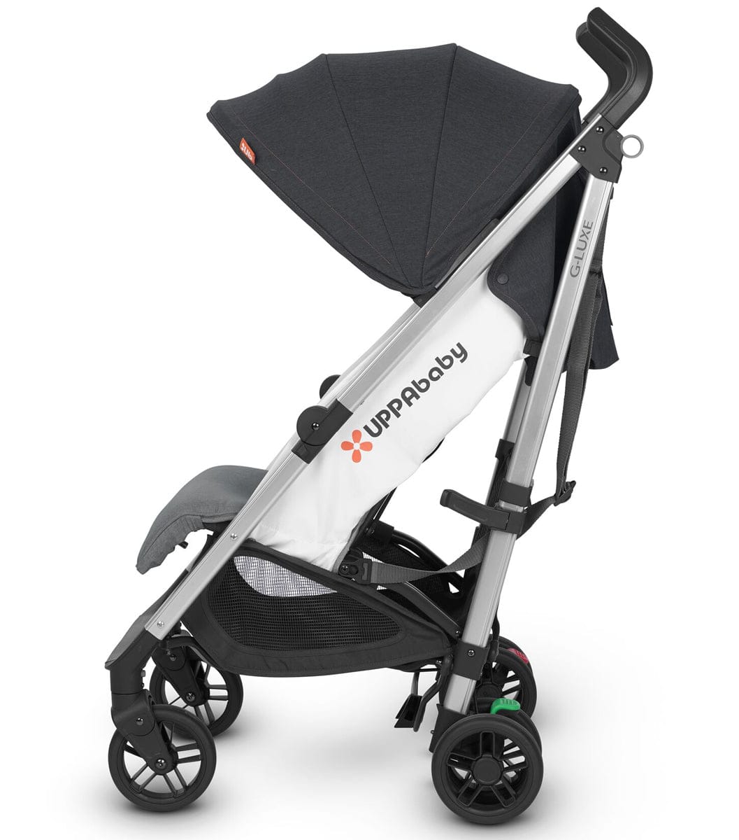 UPPAbaby G-Luxe Umbrella Stroller - Jordan (Charcoal/Red Stitch/Silver) - 0518-GLX-US-JOR