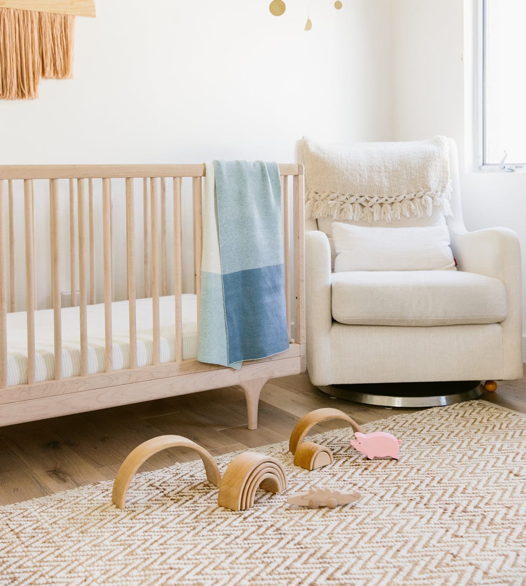 UPPAbaby Knit Blanket - Blue Multi/Color Block - 0918-BLA-WW-BLU