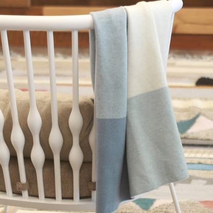 UPPAbaby Knit Blanket - Blue Multi/Color Block - 0918-BLA-WW-BLU