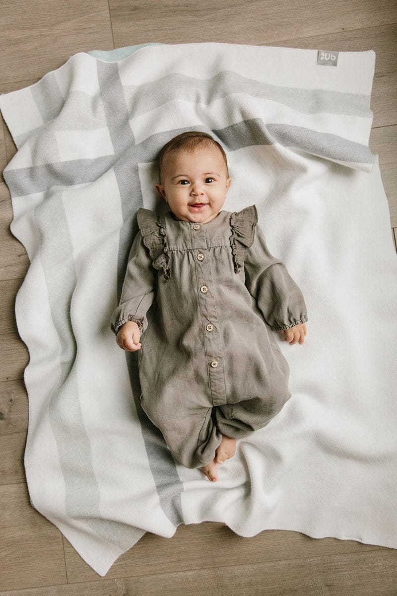 UPPAbaby Knit Blanket - Grey Multi/Plaid - 0918-BLA-WW-GRY