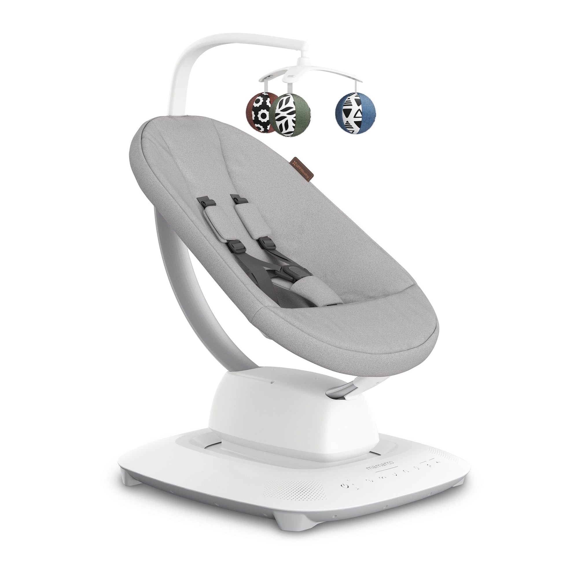 UPPAbaby MamaRoo Multi-Motion Baby Swing - Stella (Grey Melange) - 2001-MRO-NA-STL