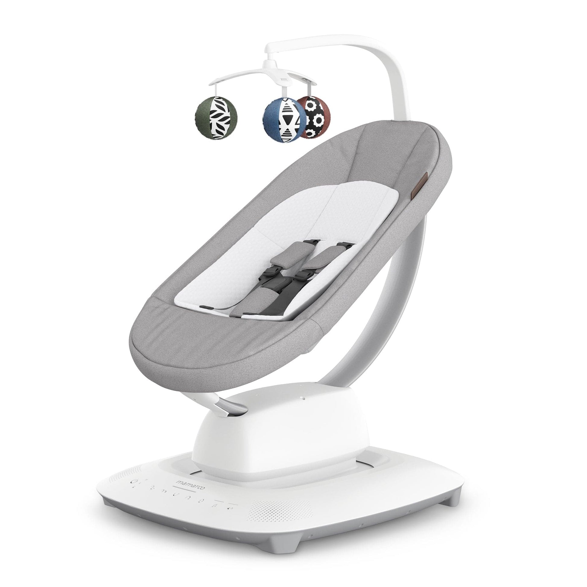 UPPAbaby MamaRoo Multi-Motion Baby Swing - Stella (Grey Melange) - 2001-MRO-NA-STL