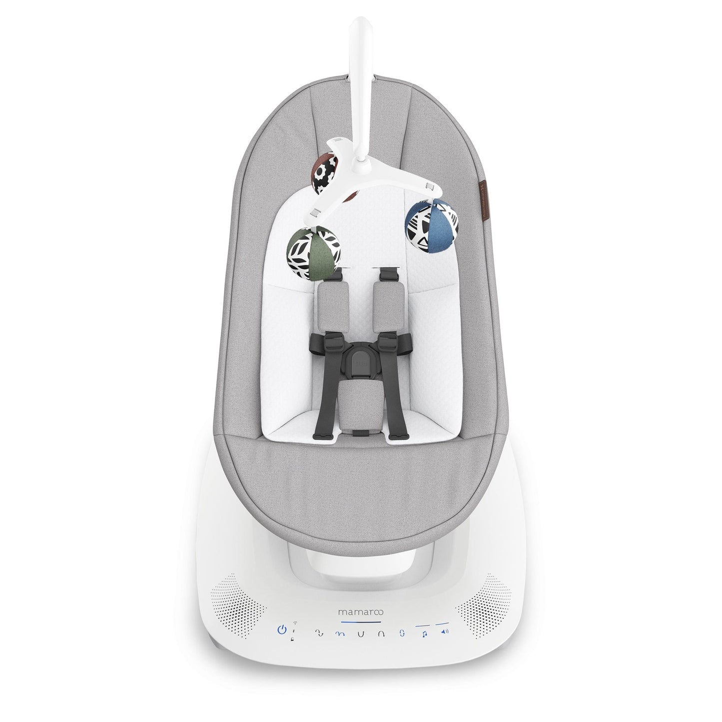 UPPAbaby MamaRoo Multi-Motion Baby Swing - Stella (Grey Melange) - 2001-MRO-NA-STL