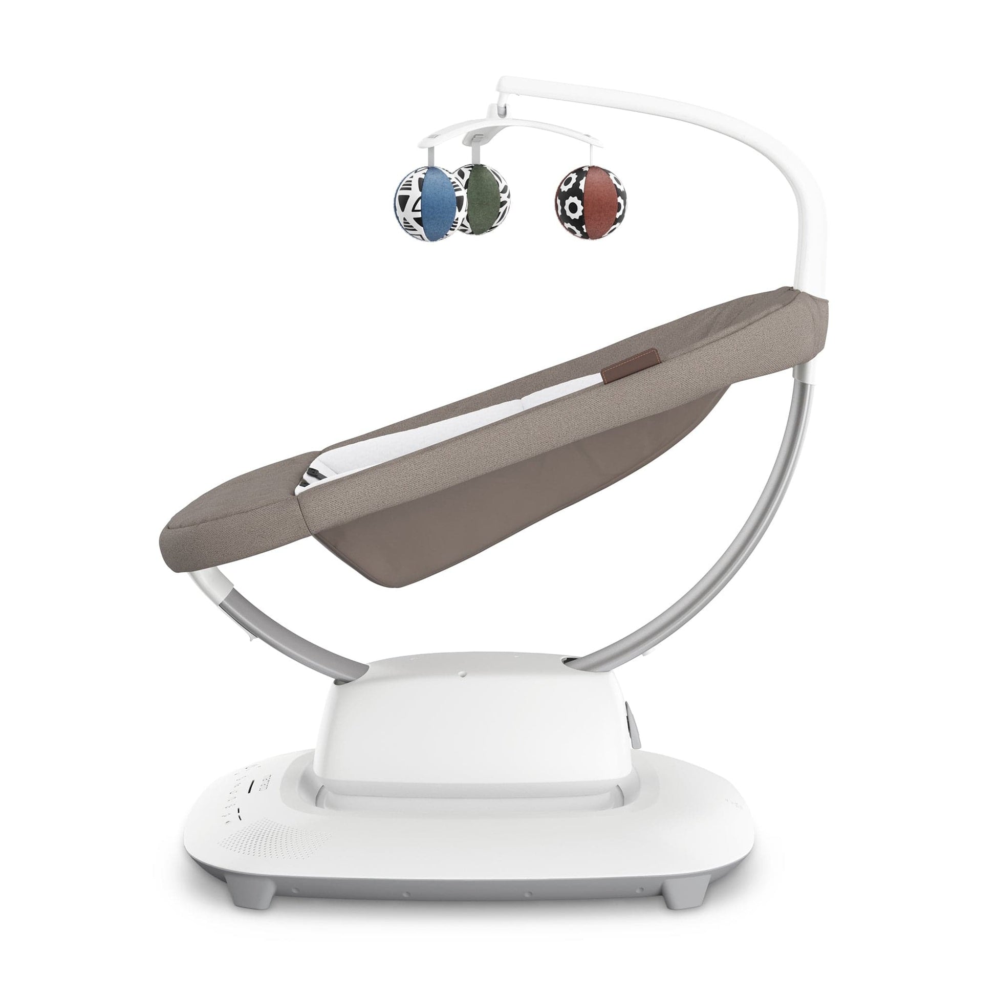 UPPAbaby MamaRoo Multi-Motion Baby Swing - Wells (Dark Taupe Melange) - 2001-MRO-NA-WEL