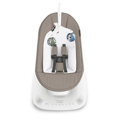UPPAbaby MamaRoo Multi-Motion Baby Swing - Wells (Dark Taupe Melange) - 2001-MRO-NA-WEL