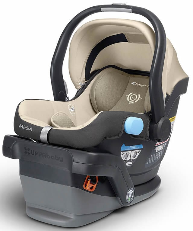 UPPAbaby MESA Lightweight Infant Car Seat - Lindsey (Wheat)