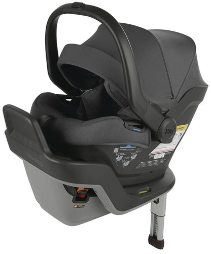 UPPAbaby MESA MAX Infant Car Seat with Load Leg and Anti-Rebound Bar - Greyson (Charcoal Melange / Merino Wool) - 1001-MSM-US-GRY