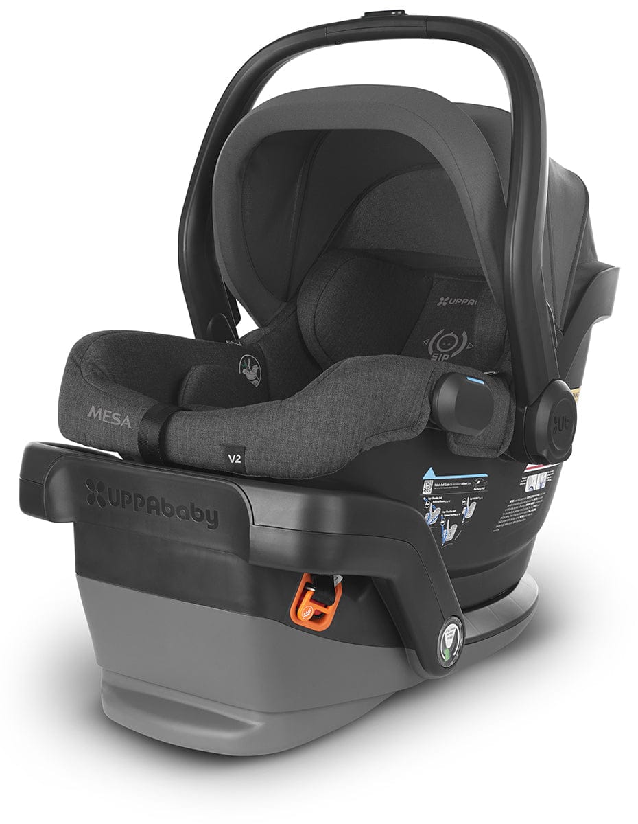 UPPAbaby MESA V2 Lightweight Infant Car Seat - Greyson (Charcoal Melange Merino Wool)