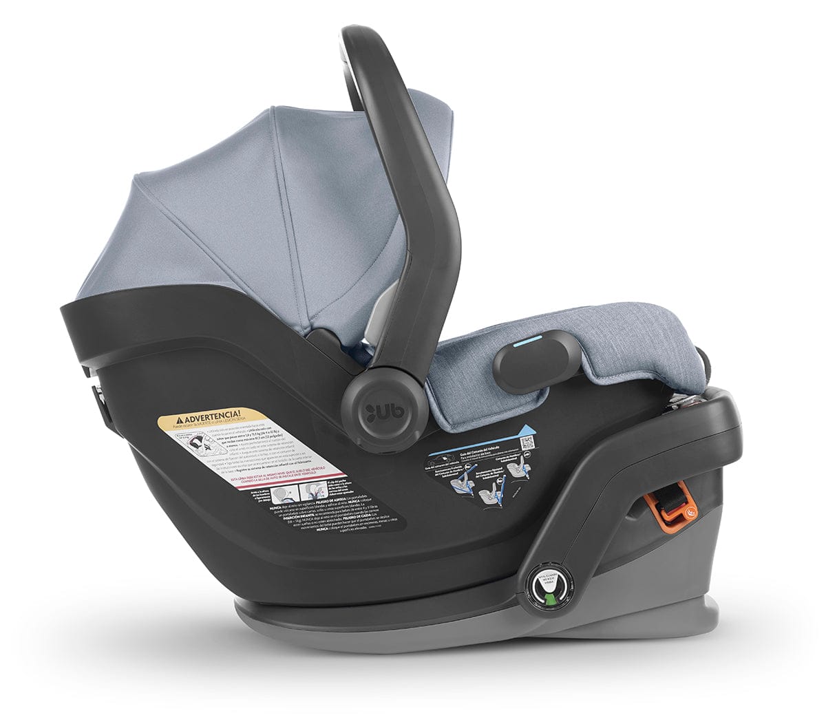 UPPAbaby MESA V2 Lightweight Infant Car Seat - Gregory (Blue Melange) - 1002-MSA-US-GRG