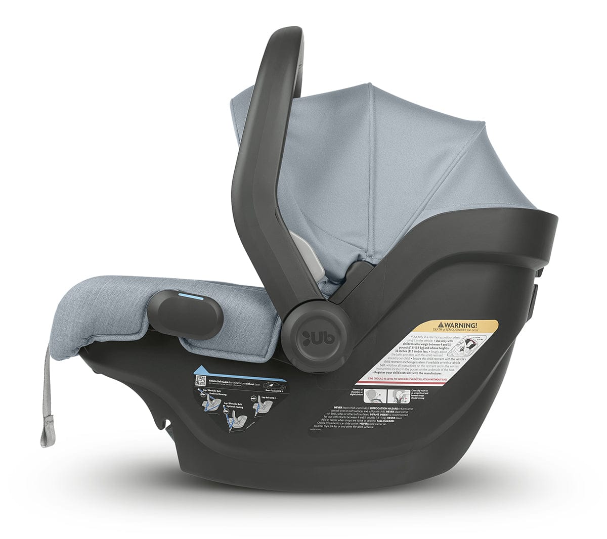 UPPAbaby MESA V2 Lightweight Infant Car Seat - Gregory (Blue Melange) - 1002-MSA-US-GRG