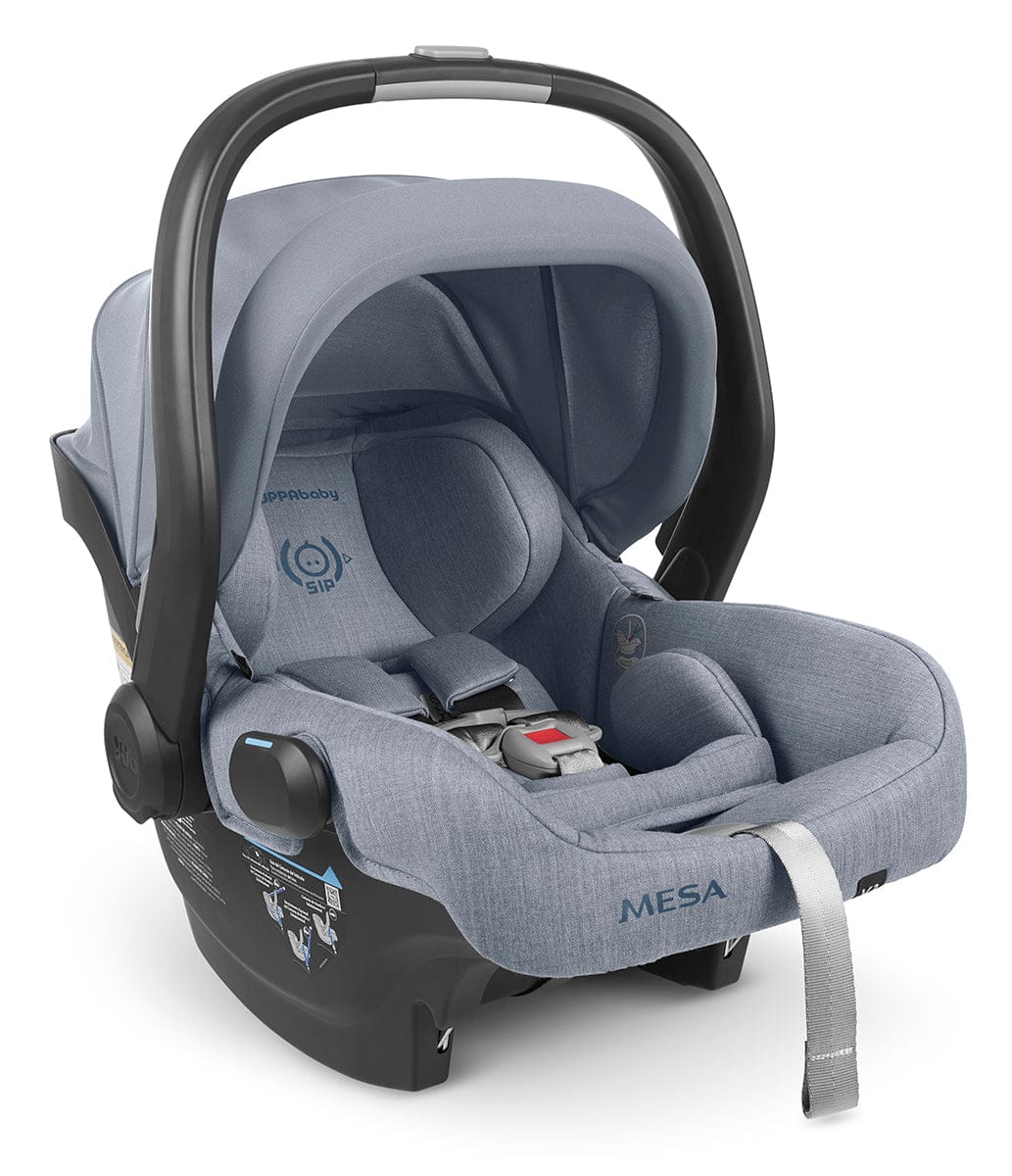 UPPAbaby MESA V2 Lightweight Infant Car Seat - Gregory (Blue Melange) - 1002-MSA-US-GRG