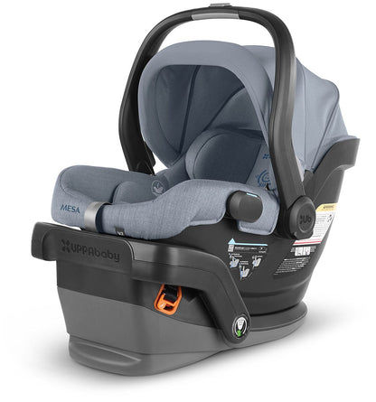 UPPAbaby MESA V2 Lightweight Infant Car Seat - Gregory (Blue Melange) - 1002-MSA-US-GRG