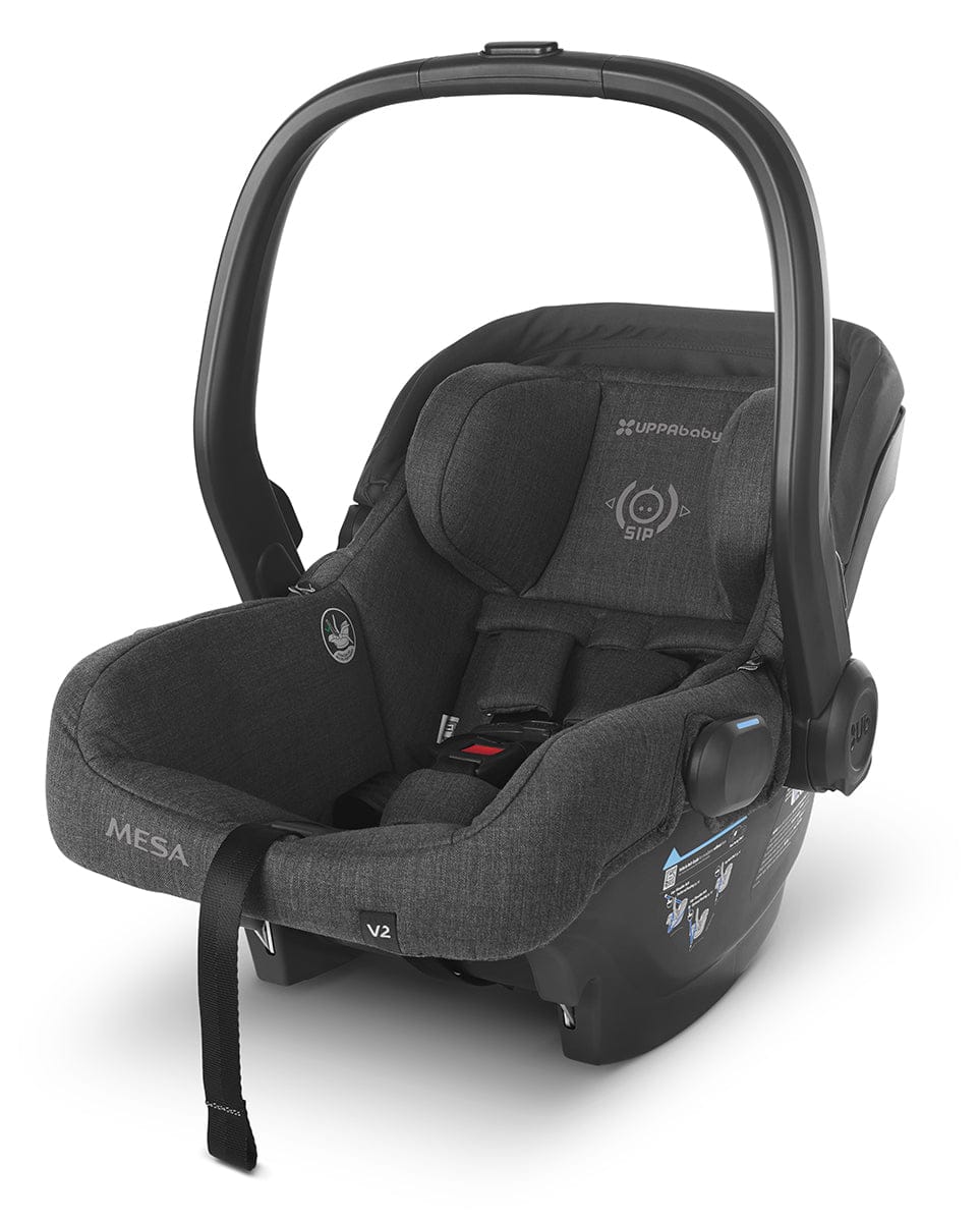 UPPAbaby MESA V2 Lightweight Infant Car Seat - Greyson (Charcoal Melange Merino Wool)