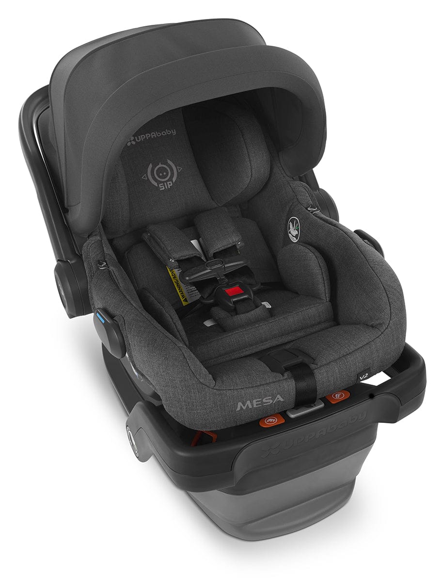 UPPAbaby MESA V2 Lightweight Infant Car Seat - Greyson (Charcoal Melange Merino Wool)