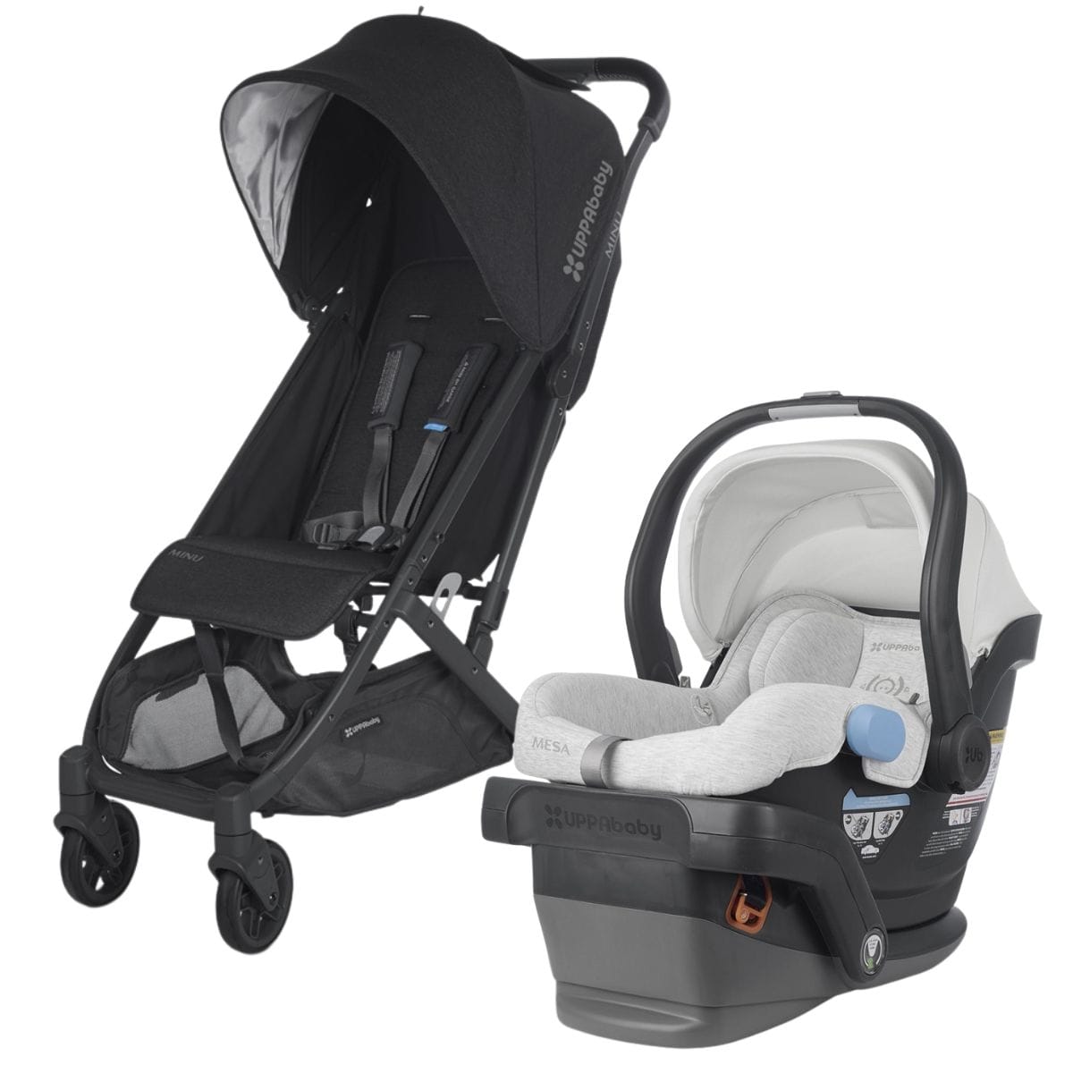 UPPAbaby MINU + MESA Travel System Bundle - Jake / Bryce - 0818-MIN-US-JKE-1017-MSA-US-BRY-CSA