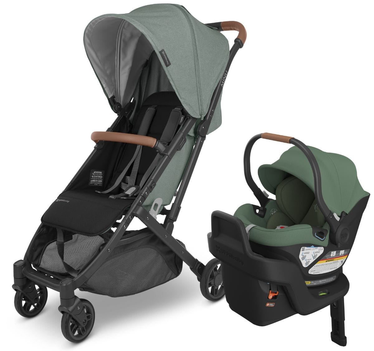 UPPAbaby MINU V2 + Aria Travel System Bundle - Gwen - TRVL-ARIA-0802-MIN-US-GWN