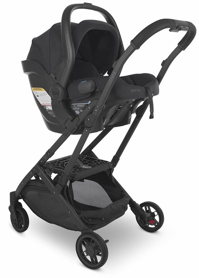 UPPAbaby MINU V2 Compact Stroller - Noa (Navy / Carbon / Saddle Leather) - 0802-MIN-US-NOA