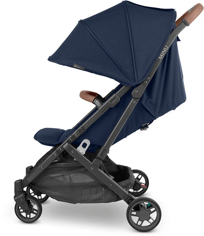 UPPAbaby MINU V2 Compact Stroller - Noa (Navy / Carbon / Saddle Leather) - 0802-MIN-US-NOA