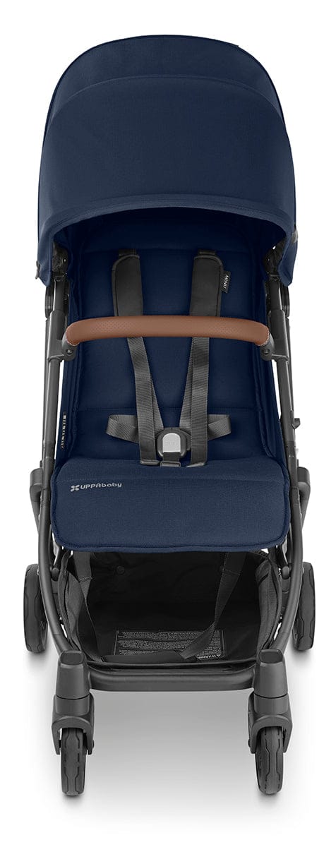 UPPAbaby MINU V2 Compact Stroller - Noa (Navy / Carbon / Saddle Leather) - 0802-MIN-US-NOA