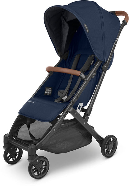 UPPAbaby MINU V2 Compact Stroller - Noa (Navy / Carbon / Saddle Leather) - 0802-MIN-US-NOA