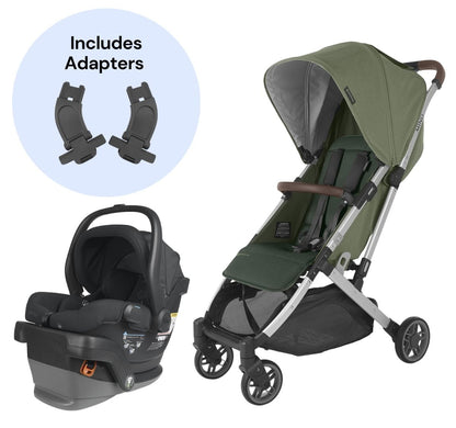 UPPAbaby MINU V2 + MESA V2 Travel System Bundle - Emelia / Jake - 0802-MIN-US-EME-1002-MSA-US-JKE-CSA