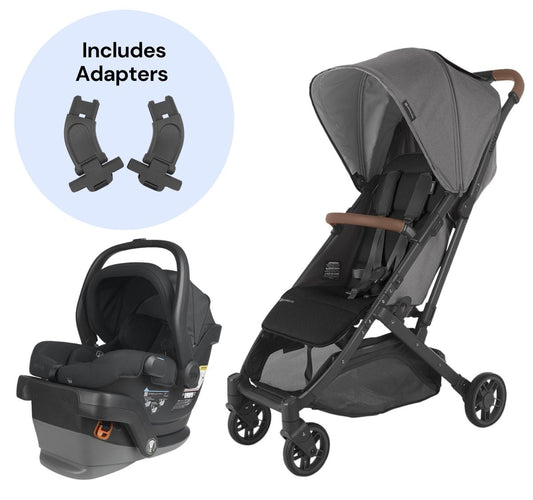 UPPAbaby MINU V2 + MESA V2 Travel System Bundle - Greyson / Jake - 0802-MIN-US-GRY-1002-MSA-US-JKE-CSA