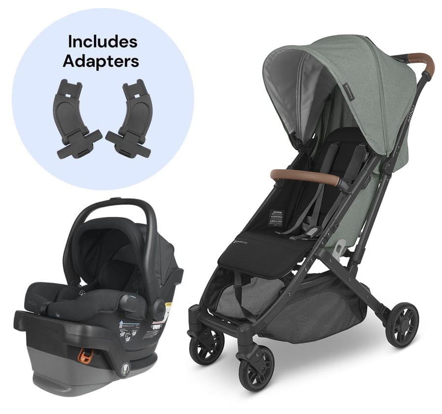 UPPAbaby MINU V2 + MESA V2 Travel System Bundle - Gwen / Jake - 0802-MIN-US-GWN-1002-MSA-US-JKE-CSA