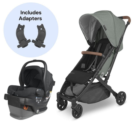 UPPAbaby MINU V2 + MESA V2 Travel System Bundle - Gwen / Jake - 0802-MIN-US-GWN-1002-MSA-US-JKE-CSA