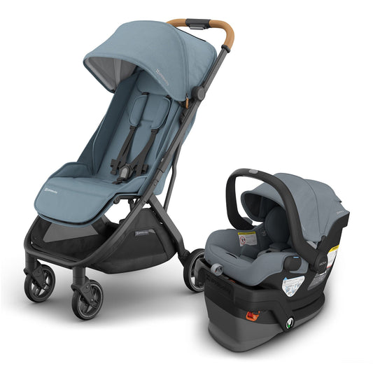UPPAbaby Minu V3 Compact Stroller + Mesa V3 Travel System Bundle - Dillan - TRVL-MESA-V3-0803-MIN-NA-DIL