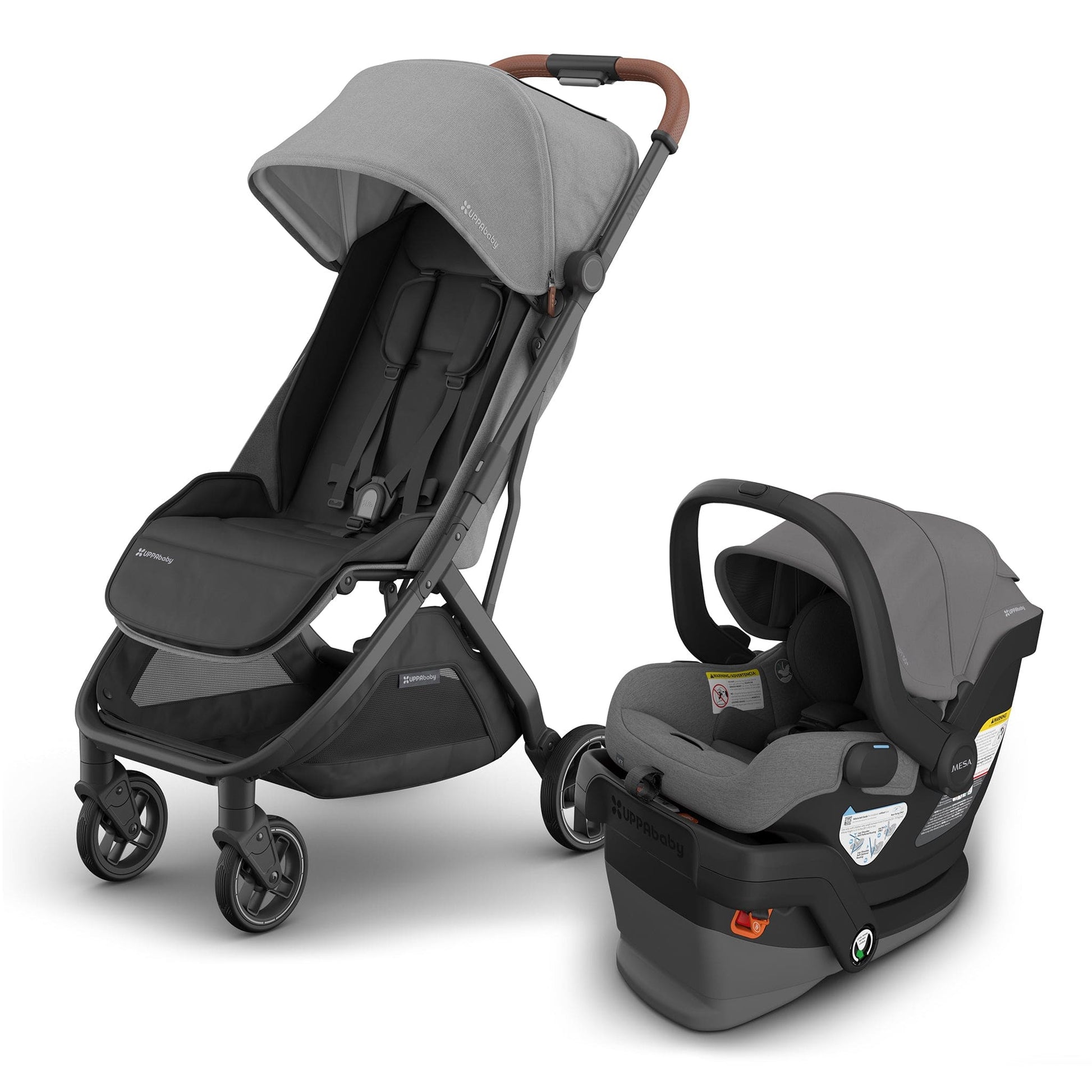 uppababy minu v2 vs nuna trvl UPPAbaby Minu V3 Compact Stroller + Mesa V3 Travel System Bundle