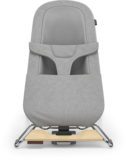 UPPAbaby Mira 2-in-1 Bouncer and Seat - Stella (Grey Melange / Silver Frame / Maple Wood) - 1801-MIR-NA-STL