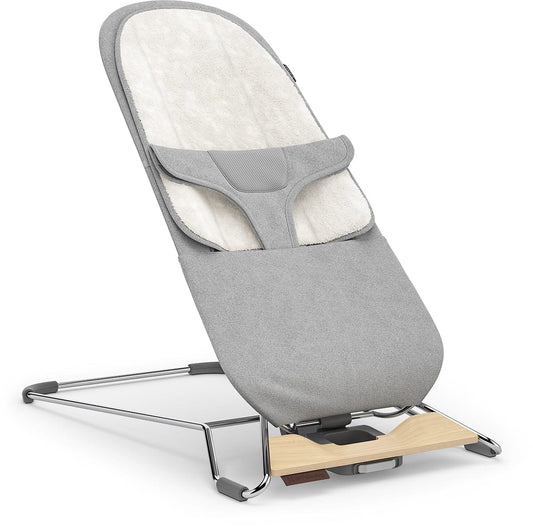 UPPAbaby Mira 2-in-1 Bouncer and Seat - Stella (Grey Melange / Silver Frame / Maple Wood) - 1801-MIR-NA-STL