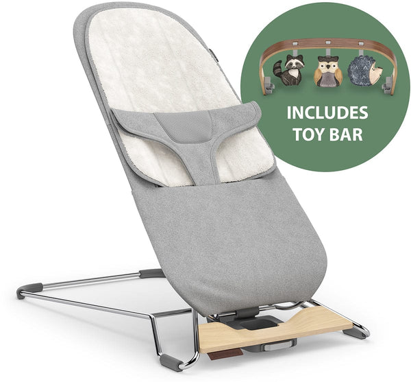 UPPAbaby Mira 2-in-1 Bouncer + Toy Bar Bundle - Stella / Forest
