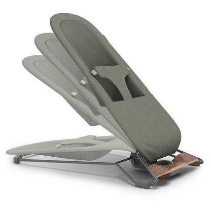 UPPAbaby baby bouncer showing multiple recline positions