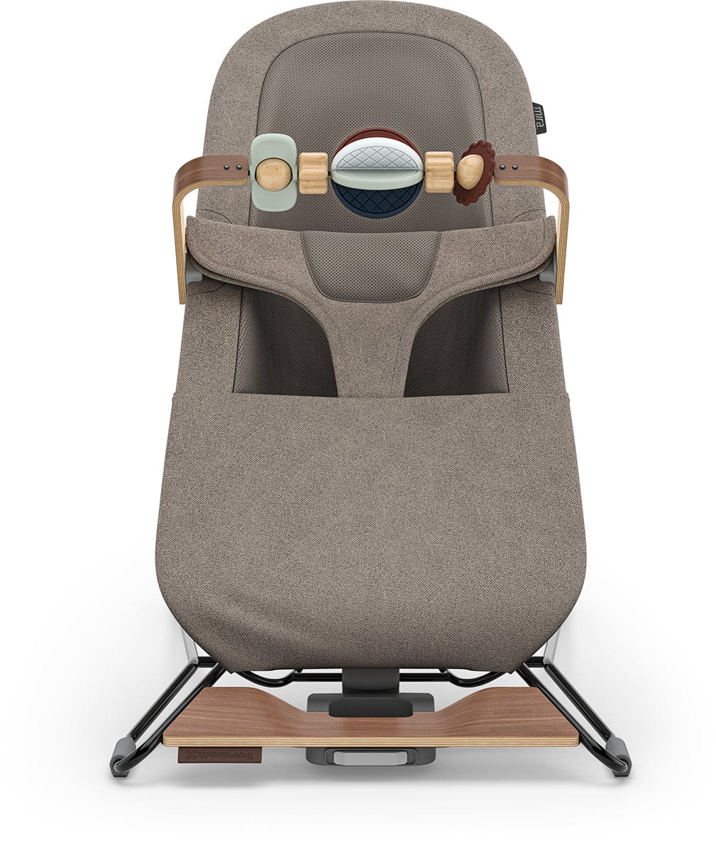 UPPAbaby Mira Bouncer Toy Bar - Wonder Wheel (Multicolor / Walnut Wood) - 0901-WTY-WW