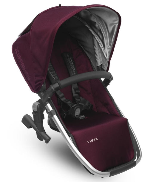 UPPAbaby Open Box 2017 RumbleSeat - Dennison (Bordeaux/Silver) - 0917-RBS-US-DNS-OB
