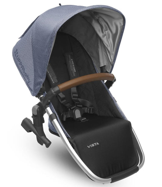 UPPAbaby Open Box 2017 RumbleSeat - Henry (Blue Marl/Silver/Leather) - 0917-RBS-US-HEN-OB