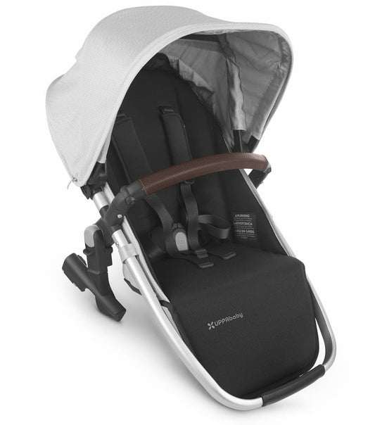 UPPAbaby Open Box 2020 Rumbleseat V2 - Bryce (White Marl/Silver/Chestnut Leather) - 0920-RBS-US-BRY-OB