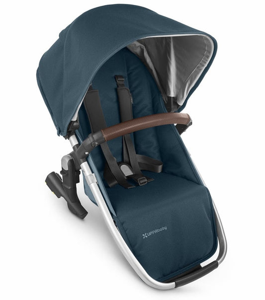 UPPAbaby Open Box 2020 Rumbleseat V2 - Finn (Deep Sea/Silver/Chestnut Leather) - 0920-RBS-US-FIN-OB