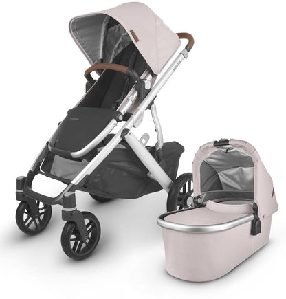 UPPAbaby Open Box 2020 Vista V2 Stroller - Alice (Dusty Pink/Silver/Saddle Leather) - 0320-VIS-US-ALC-OB