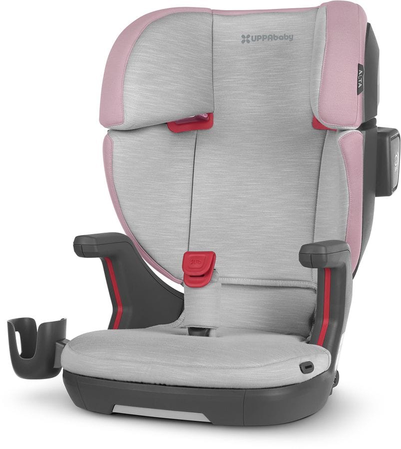 UPPAbaby OPEN BOX Alta V2 Belt Positioning Booster Car Seat - Iris (Grey Melange / Lavender) - 1302-ALT-US-IRS-OB
