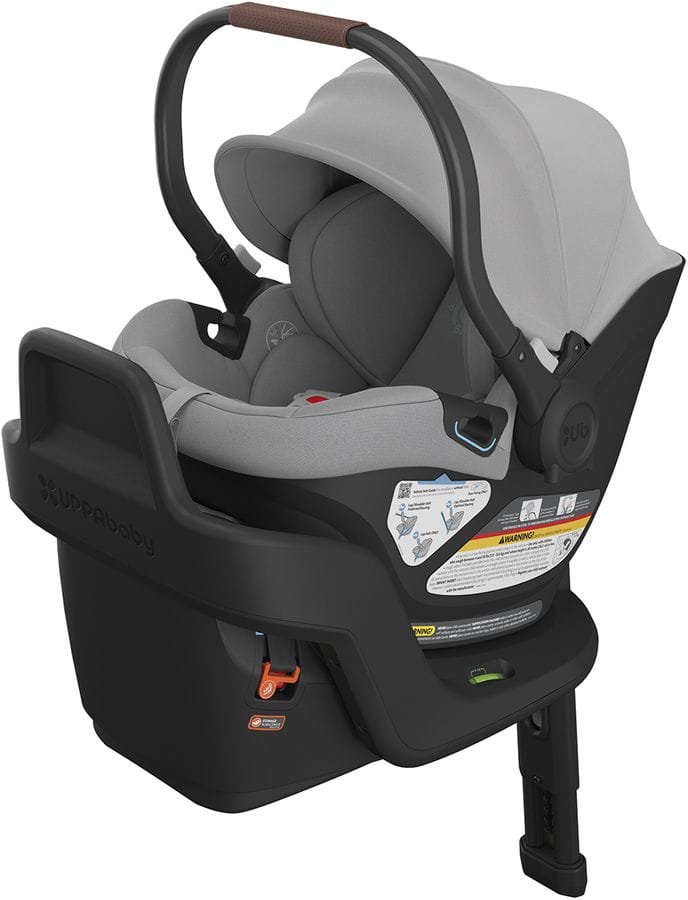 UPPAbaby OPEN BOX Aria Lightweight Infant Car Seat - Anthony (Light Grey) - 1001-ARI-US-ATH-ob