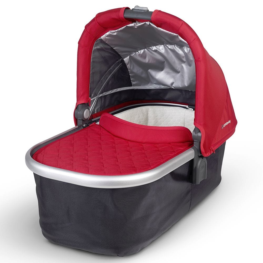 UPPAbaby Open Box Bassinet - Denny (Red/Silver) - 0210-DNY-OB