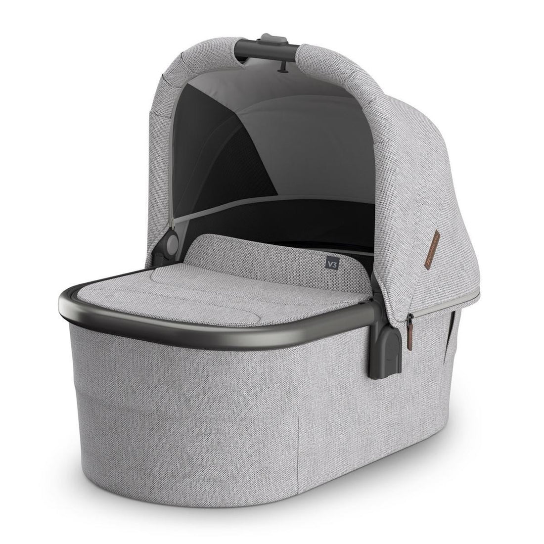 UPPAbaby OPEN BOX Vista, Cruz, Ridge Bassinet V3 - Beau (Grey Chenille / Graphite Frame)