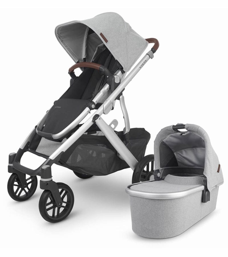 UPPAbaby OPEN BOX Vista V2 Stroller - Stella (Brushed Grey Melange) - 0320-VIS-US-STL-OB