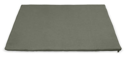 Rectangular olive green UPPAbaby bassinet mattress cover