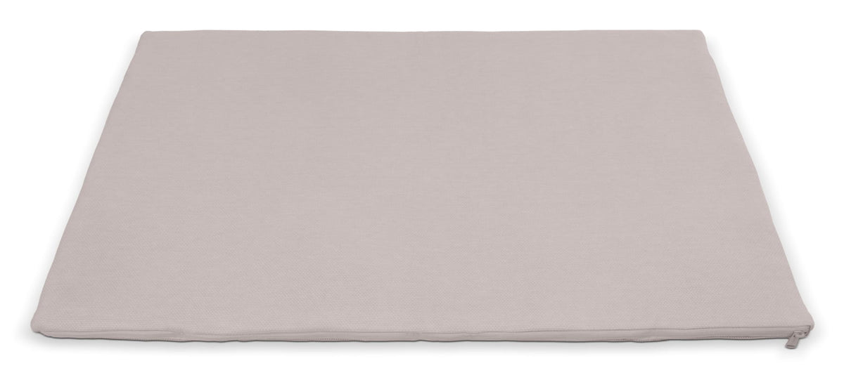UPPAbaby rectangular light grey bassinet mattress pad